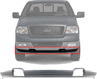 Front Bumper Lower Valance Spoiler Primed Plastic With Fog Light Holes Direct Replacement Compatible With 2004-2005 Ford F-150 FO1095206 4L3Z17626BAB