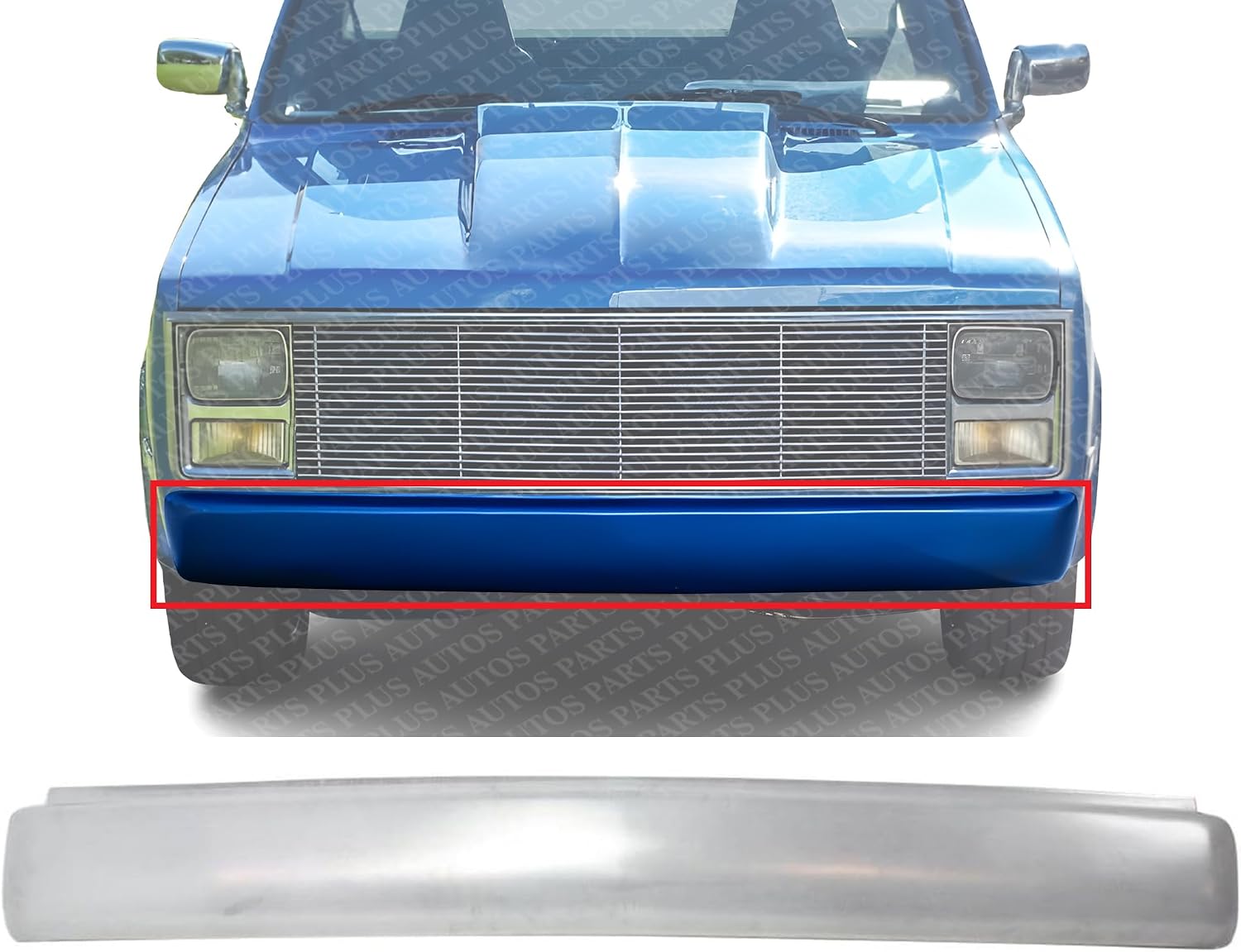 Front Roll Pan Primed Steel Direct Replacement Compatible with 1981-1987 Chevrolet/GMC C/K Series REPG019401