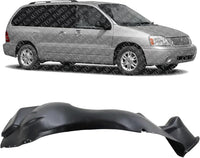 Front Fender Liner Right Passenger Side Direct Replacement Compatible with 2004-2007 Mercury Monterey/Ford Freestar FO1249121 3F2Z16102BA
