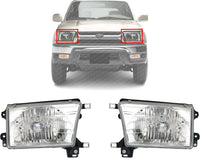 Set Of 2 Front Headlight Assembly Halogen Right Passenger & Left Driver Side Direct Replacement Compatible With 1999-2002 Toyota 4Runner TO2502128 TO2503128 8115035300 8111035320