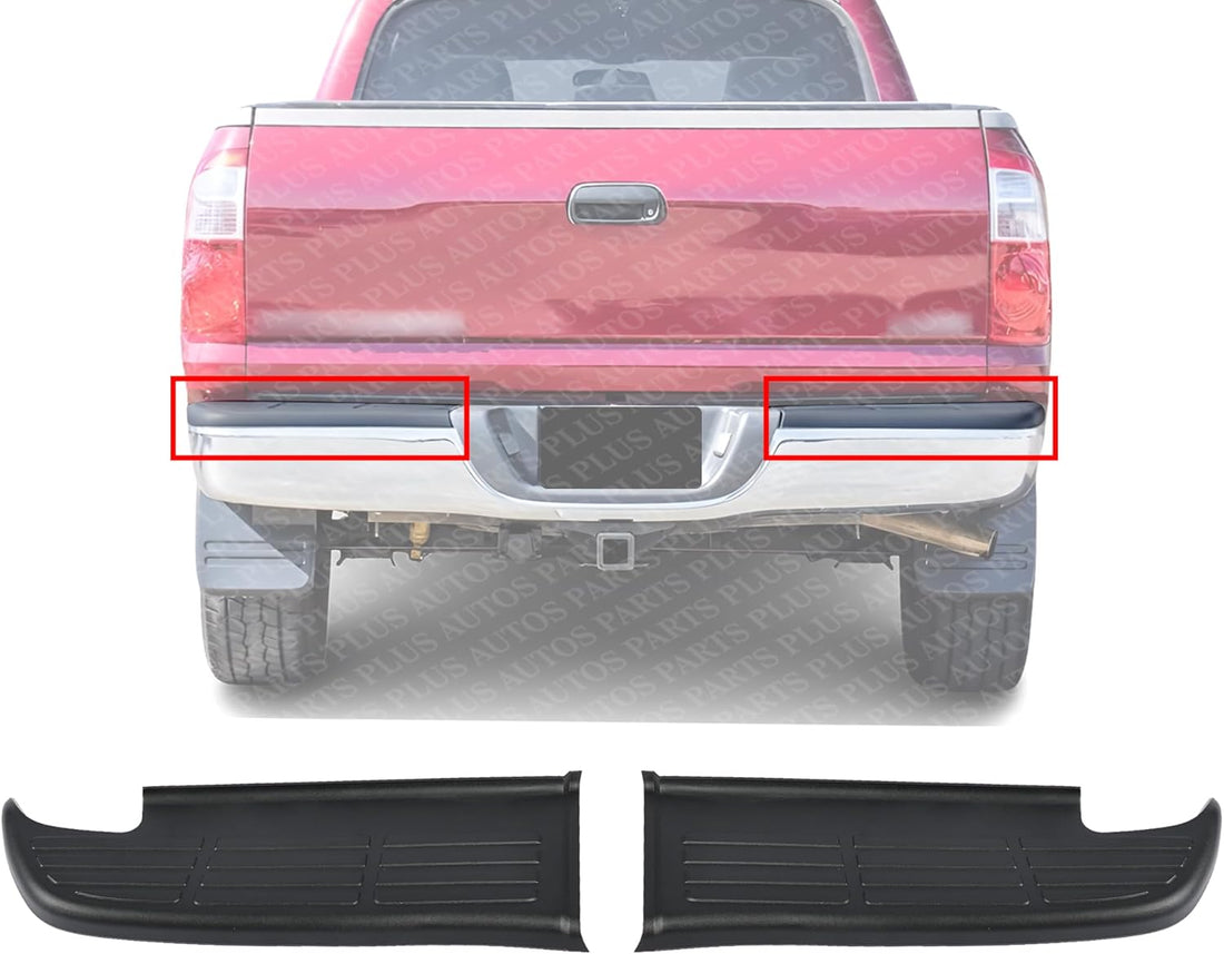 New Rear Bumper Step Pads Right Passenger & Left Driver Side Direct Replacement For Toyota Tundra 2000-2006 521630C010 521640C010 TO1197101 TO1196101