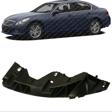 Front Bumper Stiffener Bracket Left Driver Side Direct Replacement Compatible With 2009-2013 Infiniti G37 / 2007-2008 G35 IN1026100 62059JK000