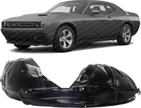 Front Fender Liner Left Driver Side Direct Replacement Compatible With 2015-2023 Dodge Challenger CH1248172 68175061AH