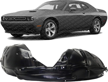 Front Fender Liner Left Driver Side Direct Replacement Compatible With 2015-2023 Dodge Challenger CH1248172 68175061AH