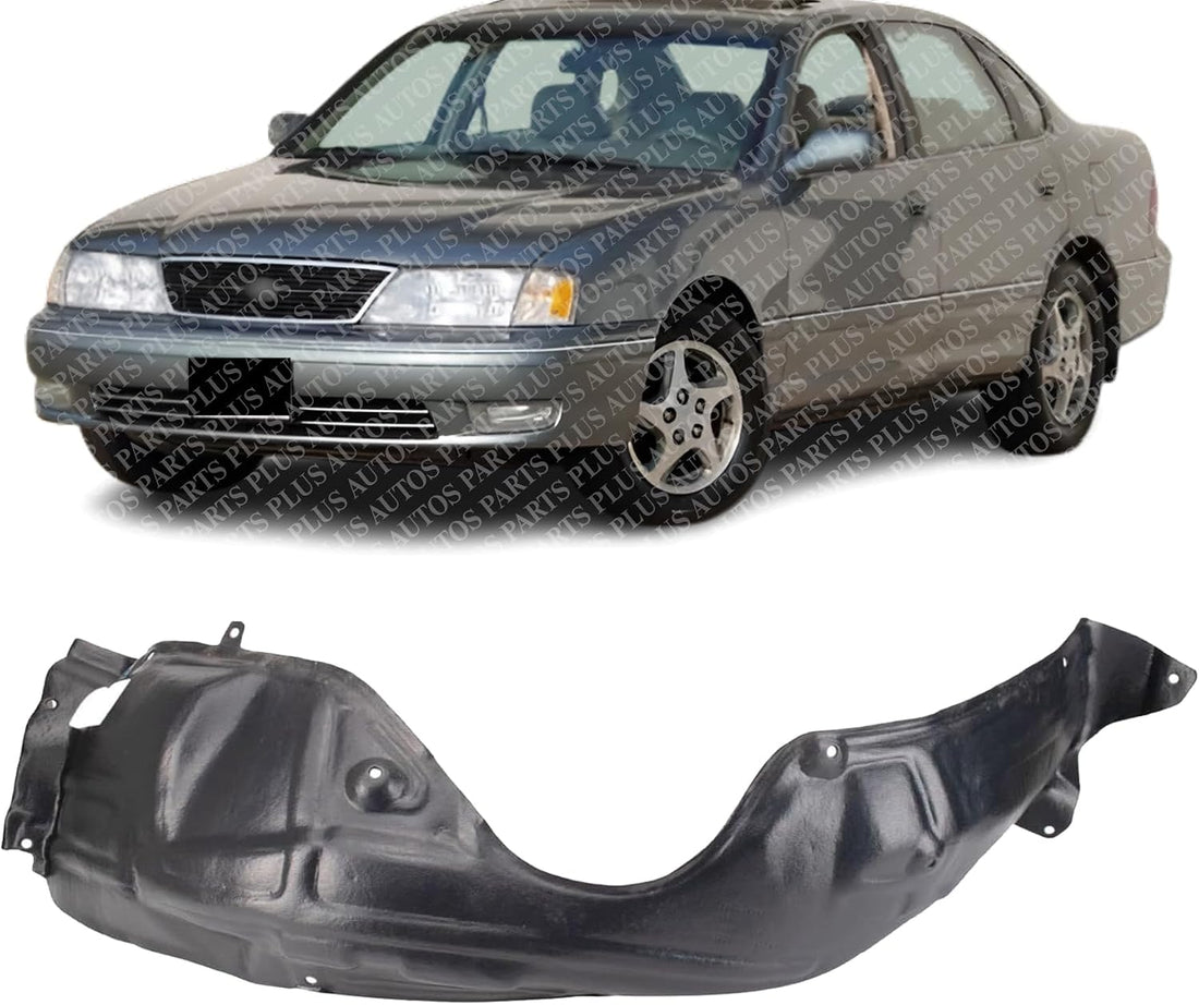 Front Fender Liner Left Driver Side Direct Replacement Compatible With 1995-1999 Toyota Avalon TO1250104 53876AC011