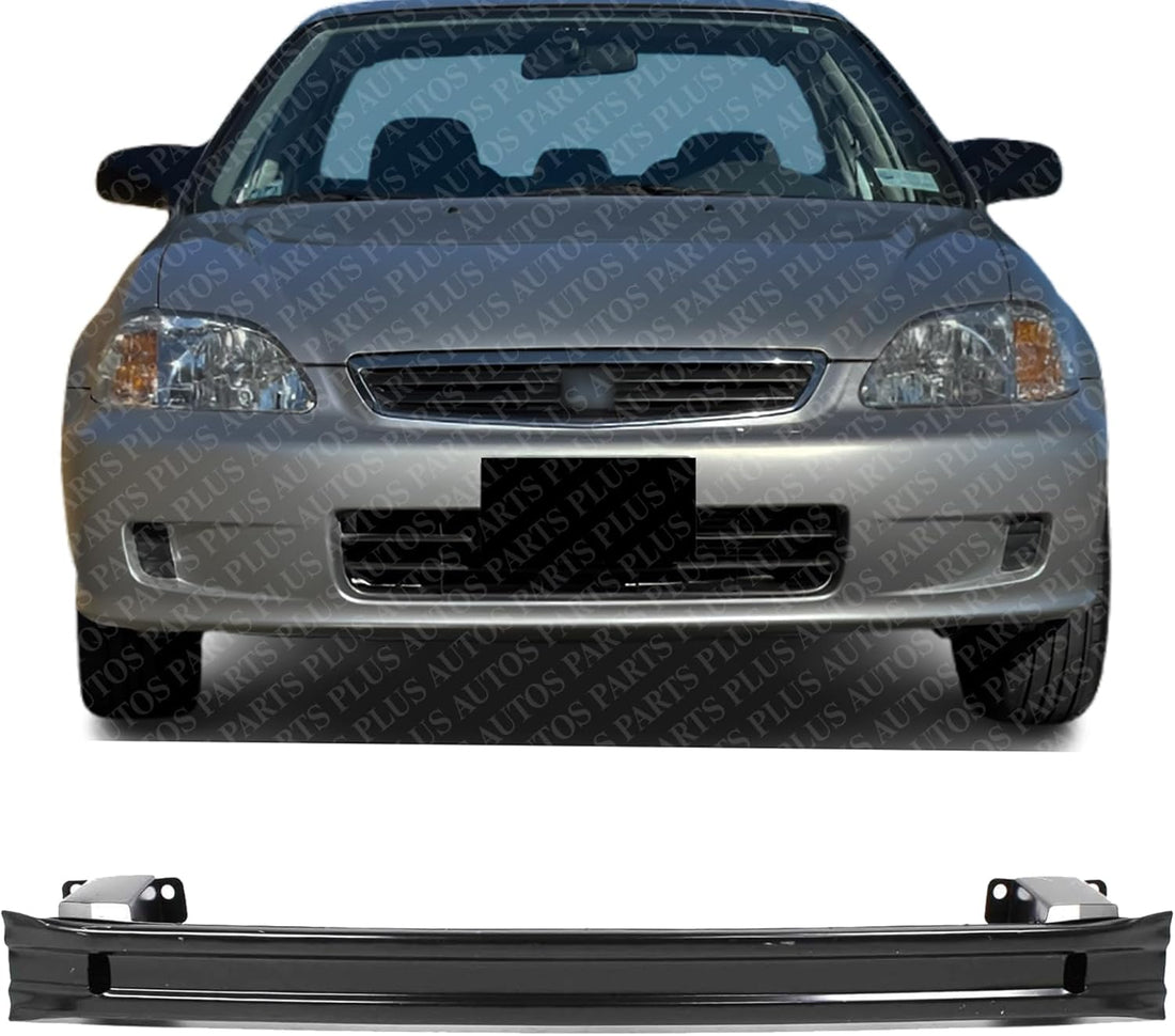 Front Bumper Reinforcement Steel Direct Replacement Compatible With 1996-2000 Honda Civic HO1006141 71130S01A01ZZ
