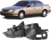 Front Section Fender Liner Left Driver Side Direct Replacement Compatible With 1997-2003 Chevrolet Malibu / 2004-2005 Classic / 1997-1999 Oldsmobile Cutlass GM1248121 22610205