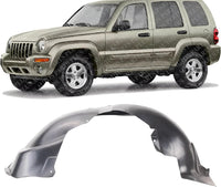 Front Fender Liner Left Driver Side Direct Replacement Compatible With 2002-2004 Jeep Liberty CH1248118 55360145AG