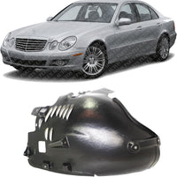 Front Section Fender Liner Left Driver Side Direct Replacement Compatible With 2006-2009 Mercedes Benz E350 MB1248151 2116982930