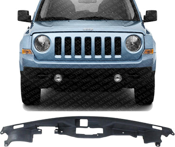 Front Radiator Upper Support Cover Plastic Direct Replacement Compatible with 2011-2017 Jeep Patriot CH1217100 68091530AA