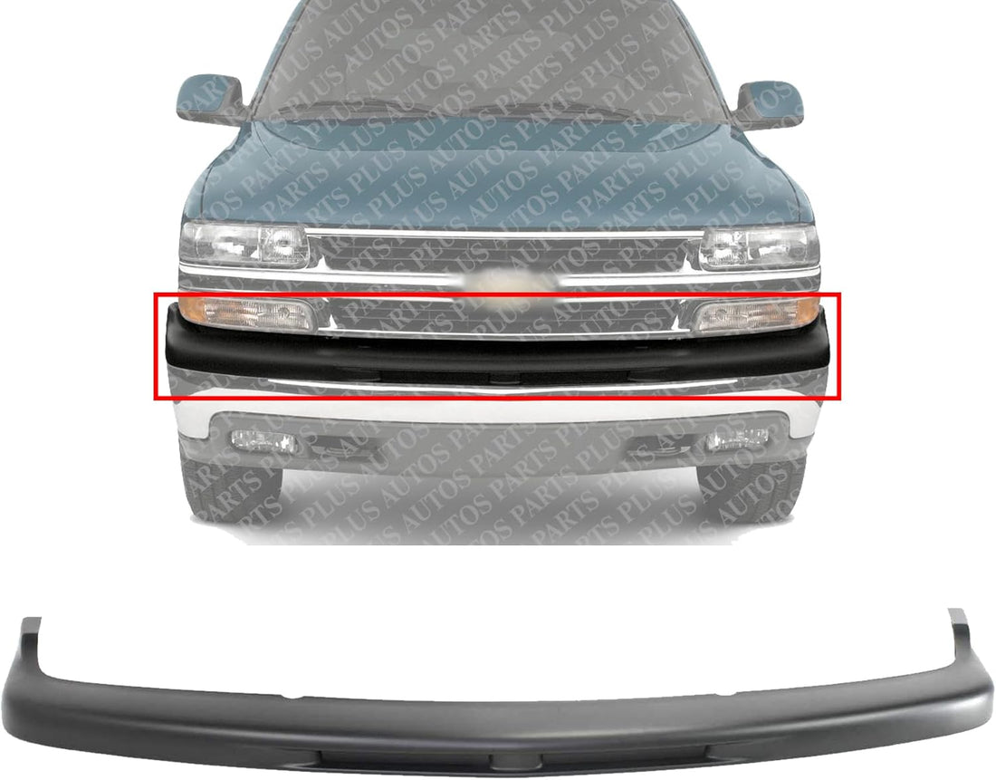 AUTOS PARTS PLUS Front Bumper Face Bar Trim Primed Direct Replacement Compatible With 200-2006 Chevrolet Tahoe GM1051107 88937339