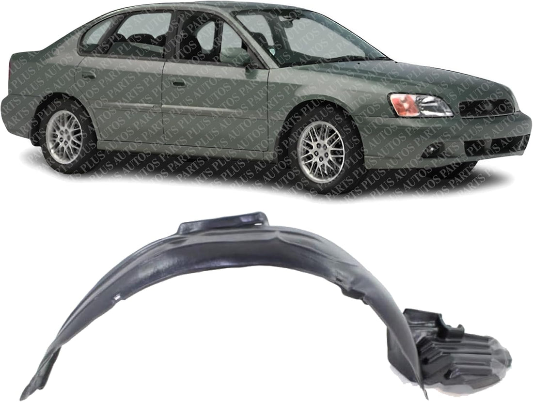 Front Fender Liner Right Passenger Side Direct Replacement Compatible With 2000-2004 Subaru Legacy SU1249104 59110AE04A