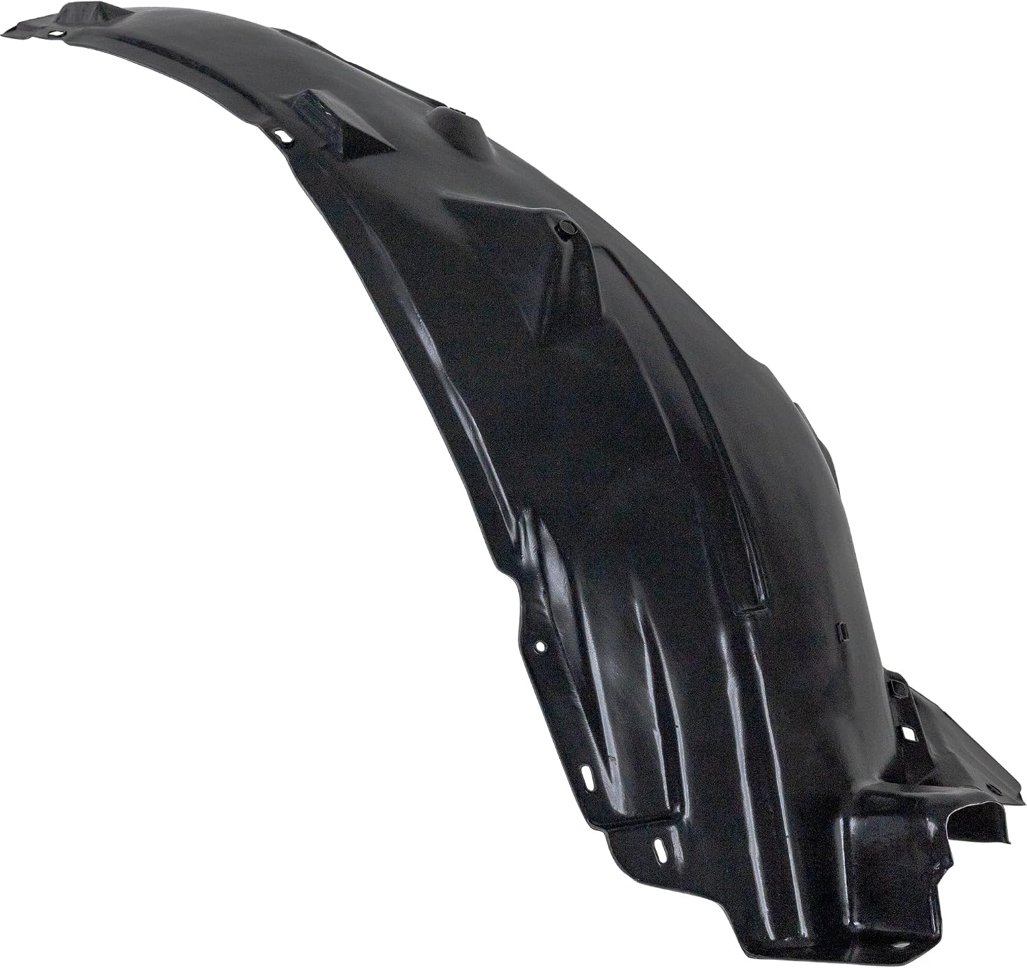 Front Fender Liner Rear Section Left Driver Side Direct Replacement Compatible With 2007-2008 Infiniti G35 / 2009-2013 G37 IN1248126 63843JK30A