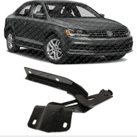 Front Hood Hinge Steel Right Passenger Side Direct Replacement Compatible With 2011-2018 Volkswagen Jetta VW1236113 5C6823302A