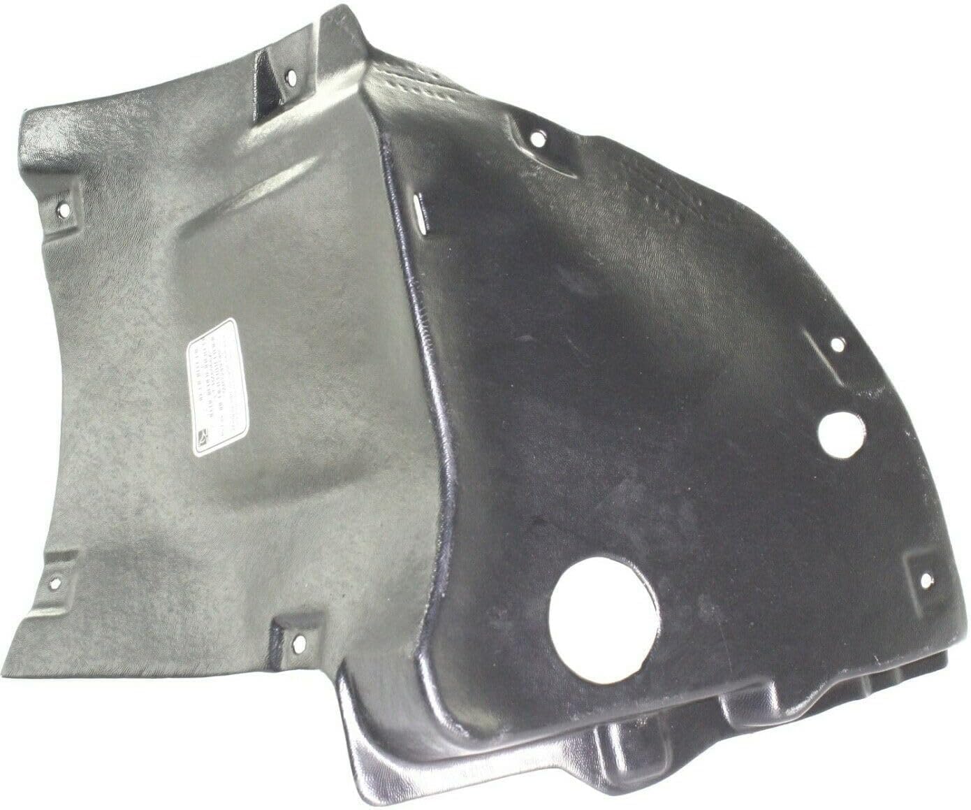 Front Lower Section Fender Liner Left Driver Side Direct Replacement Compatible With 2006-2009 Mercedes Benz CLK-Class MB1248140 2098841322