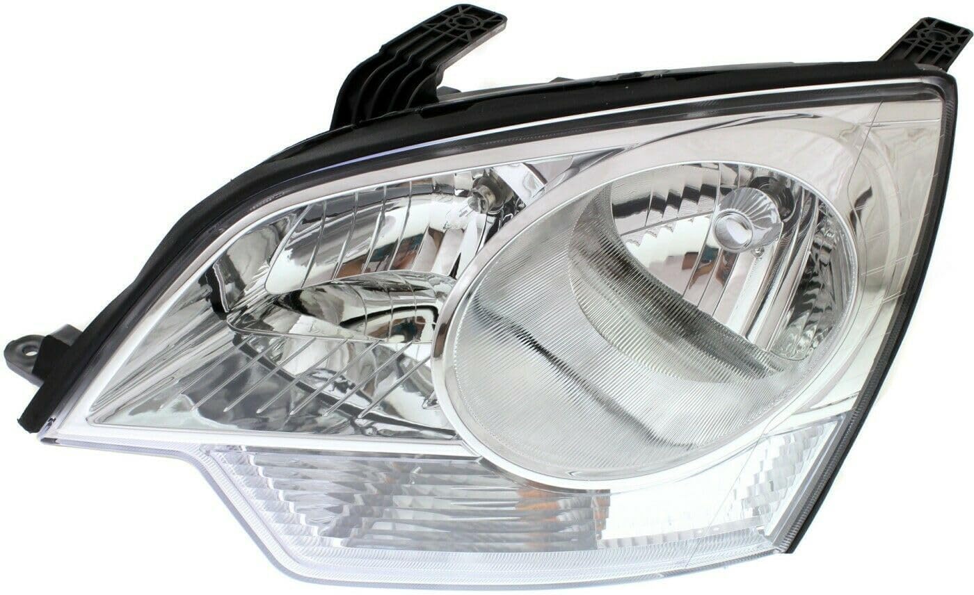 Set Of 2 Front Head Light Composite Assembly Right Passenger & Left Driver Side Direct Replacement Compatible With 2008-2010 Saturn VUE / 2012-2014 Chevrolet Captiva Sport GM2502306