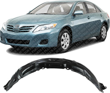 Front Fender Liner Left Driver Side Direct Replacement Compatible With 2007-2011 Toyota Camry TO1250122 5387606060