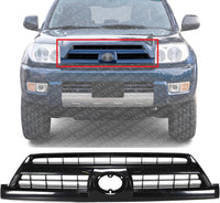 Front Grille Assembly Textured Shell And Insert Plastic Direct Replacement Compatible With 2003-2005 Toyota 4Runner TO1200261 5310035860C0