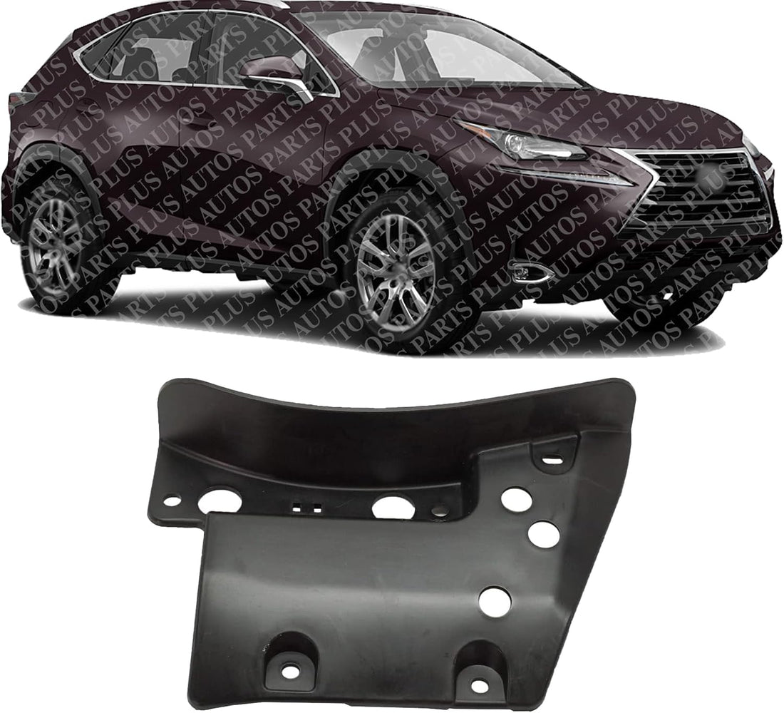 Front Section Fender Liner Right Passenger Side Direct Replacement Compatible With 2015-2021 Lexus NX200t / NX300 / NX300h LX1251118 5389578011