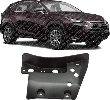 Front Section Fender Liner Right Passenger Side Direct Replacement Compatible With 2015-2021 Lexus NX200t / NX300 / NX300h LX1251118 5389578011