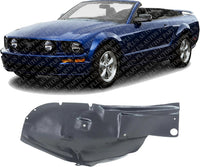 Front Section Fender Liner Left Driver Side Direct Replacement Compatible With 2005-2009 Ford Mustang FO1250128 5R3Z16103AA