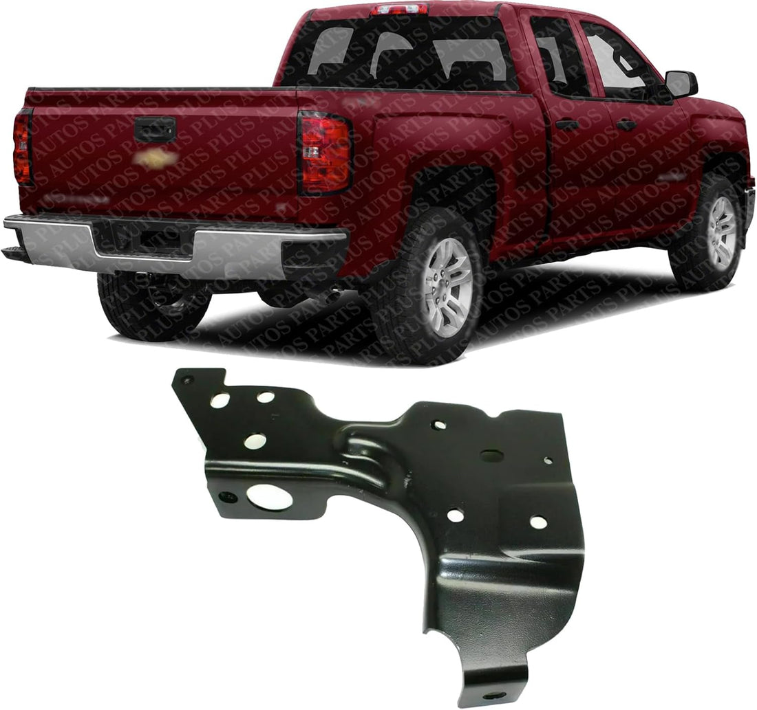 Rear Bumper Mounting Bracket Steel Right Passenger Side Direct Replacement Compatible With 2014-2019 Chevrolet Silverado/GMC Sierra 1500 GM1163105 23108155