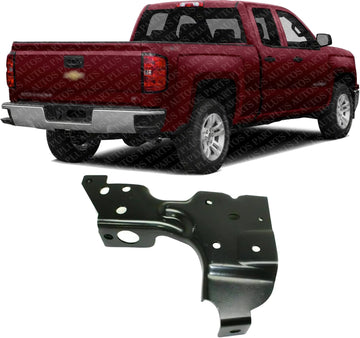 Rear Bumper Mounting Bracket Steel Right Passenger Side Direct Replacement Compatible With 2014-2019 Chevrolet Silverado/GMC Sierra 1500 GM1163105 23108155