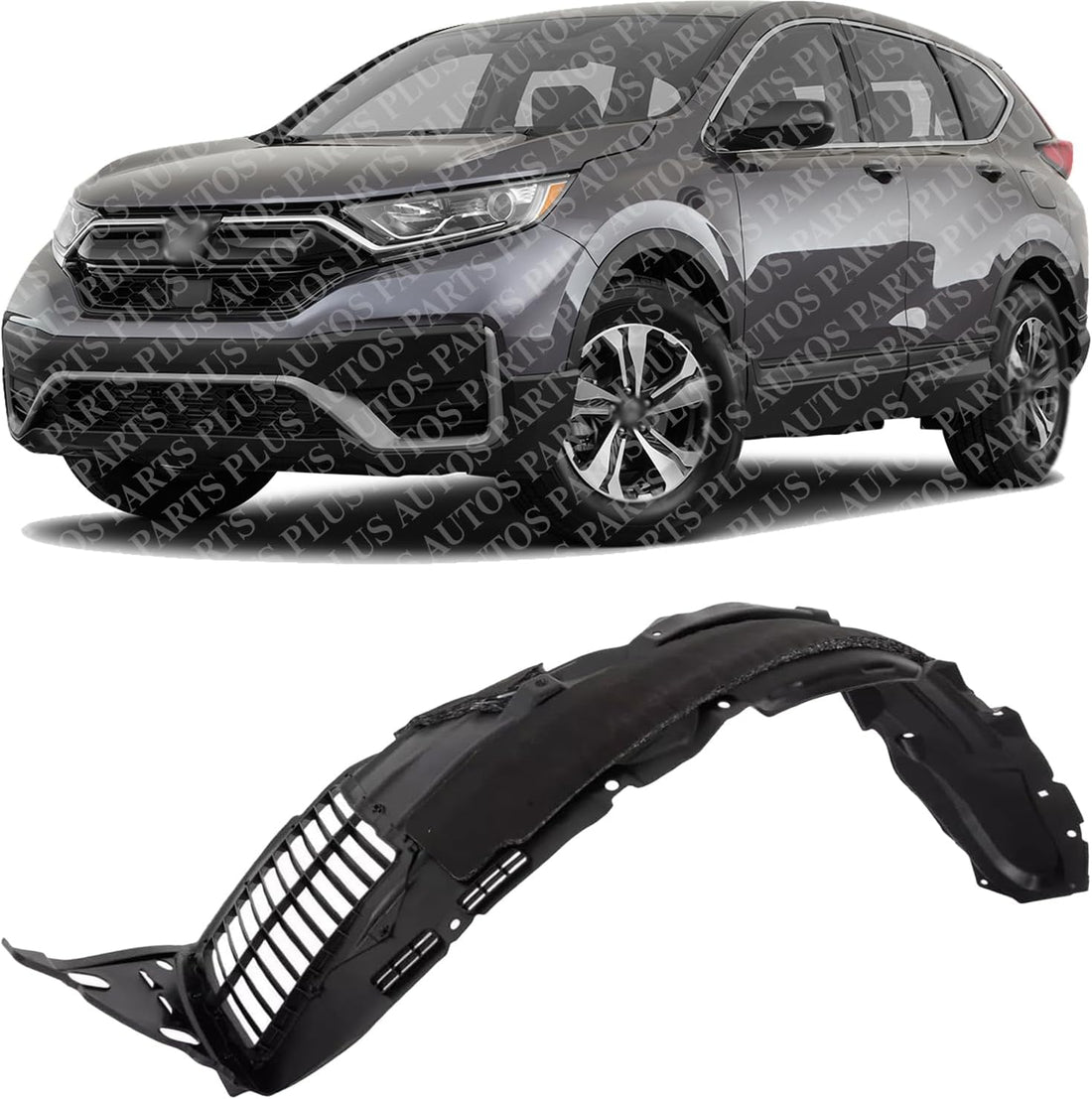 Front Fender Liner Left Driver Side Direct Replacement Compatible With 2020-2022 Honda CR-V HO1248199 74150TPGA00