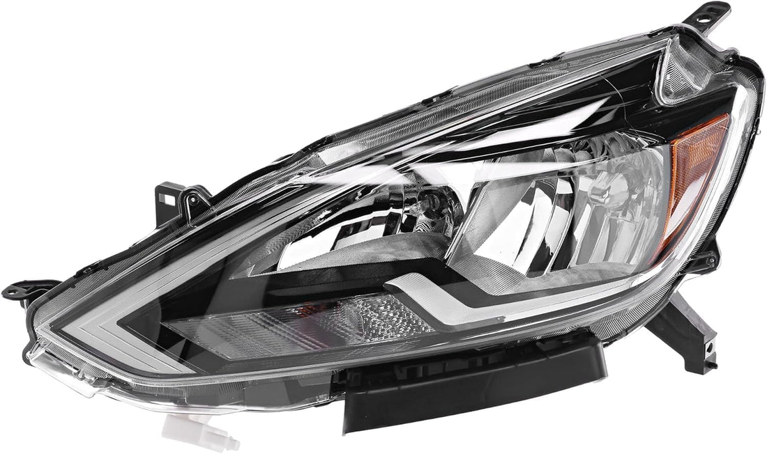 Front Head Light Assembly Right Passenger Side Direct Replacement Compatible With 2016-2019 Nissan Sentra NI2503244 260103YU0A