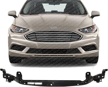 Front Radiator Upper Reinforcement Tie Bar Plastic With Steel Direct Replacement Compatible With 2017-2020 Ford Fusion FO1225247 HP5Z8A284B