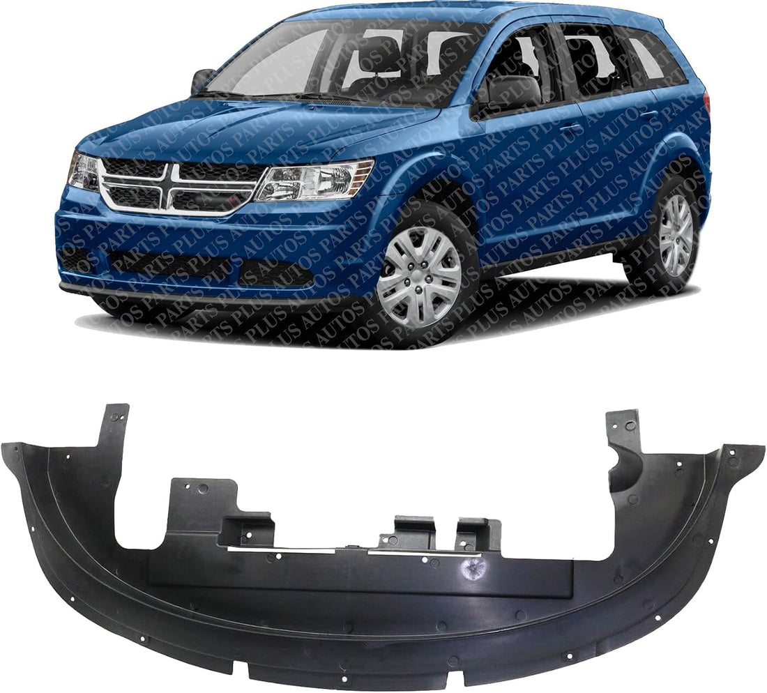 AUTOS PARTS PLUS Front Lower Valance Cover Closeout Panel With Fascia Direct Replacement Compatible With 2011-2020 Dodge Journey CH1228122 68087244AA