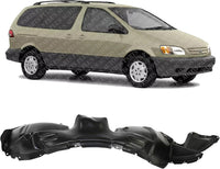 Front Fender Liner Right Passenger Side Direct Replacement Compatible With 1998-2003 Toyota Sienna TO1249105 5387508010