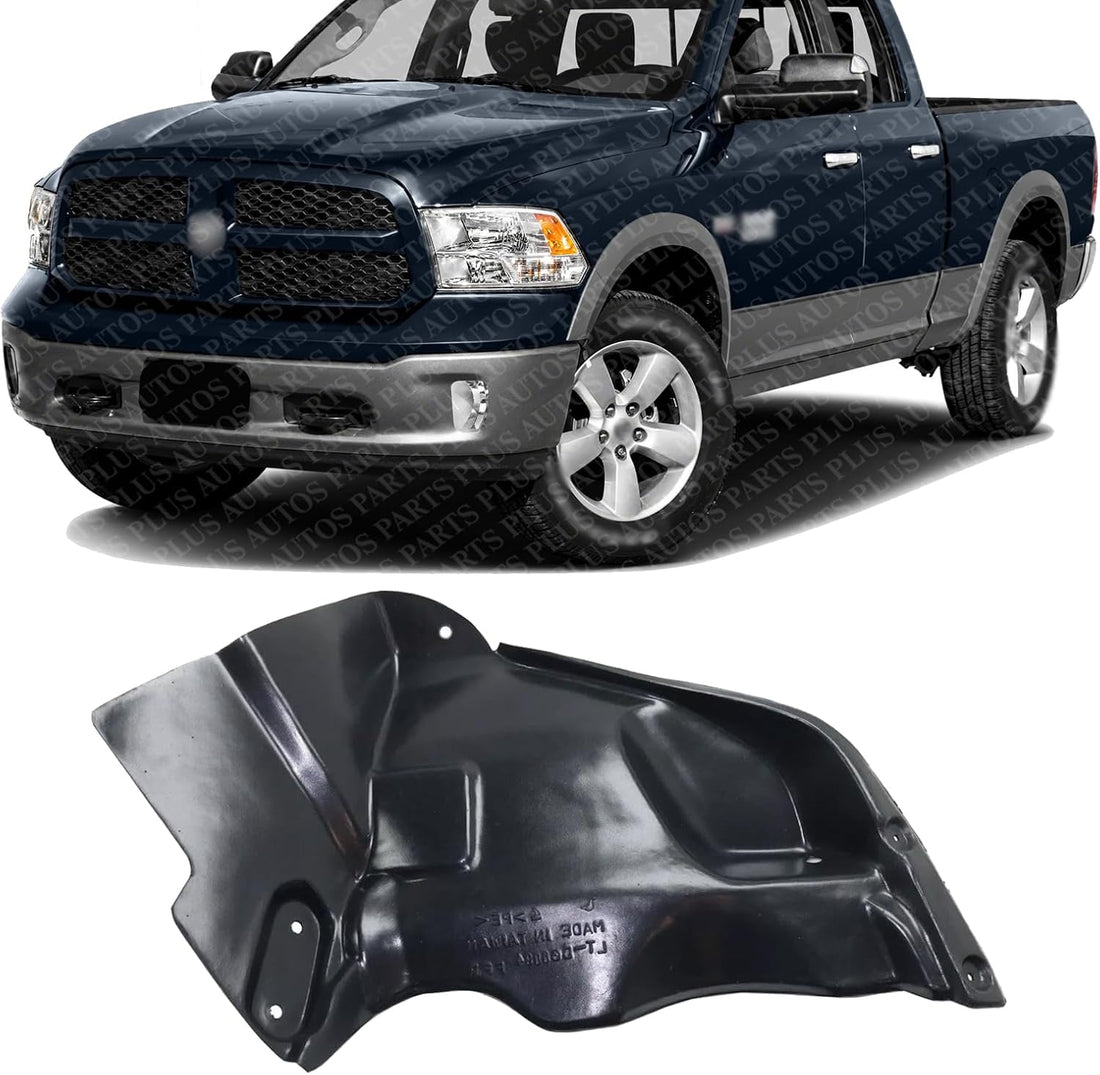 Front Section Fender Liner Left Driver Side Direct Replacement Compatible With 2015-2024 Ram 1500 CH1248192 68251641AB