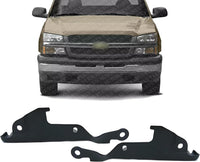 Set of 2 Front Hood Hinges Steel Right Passenger & Left Driver Side Direct Replacement Compatible with 1999-2006 Chevrolet Silverado GM1236110 GM1236109 12472770 12472769