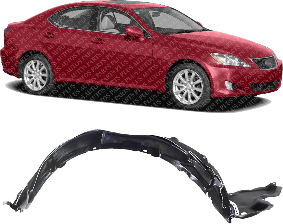 Front Fender Liner Right Passenger Side Direct Replacement Compatible with 2006-2008 Lexus IS250 / IS350 LX1251112 5380553020