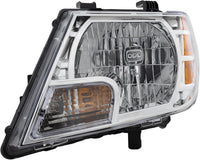 Front Head Light Assembly Left Driver Side Direct Replacement Compatible With 2009-2021 Nissan Frontier NI2502188 26060ZL40B