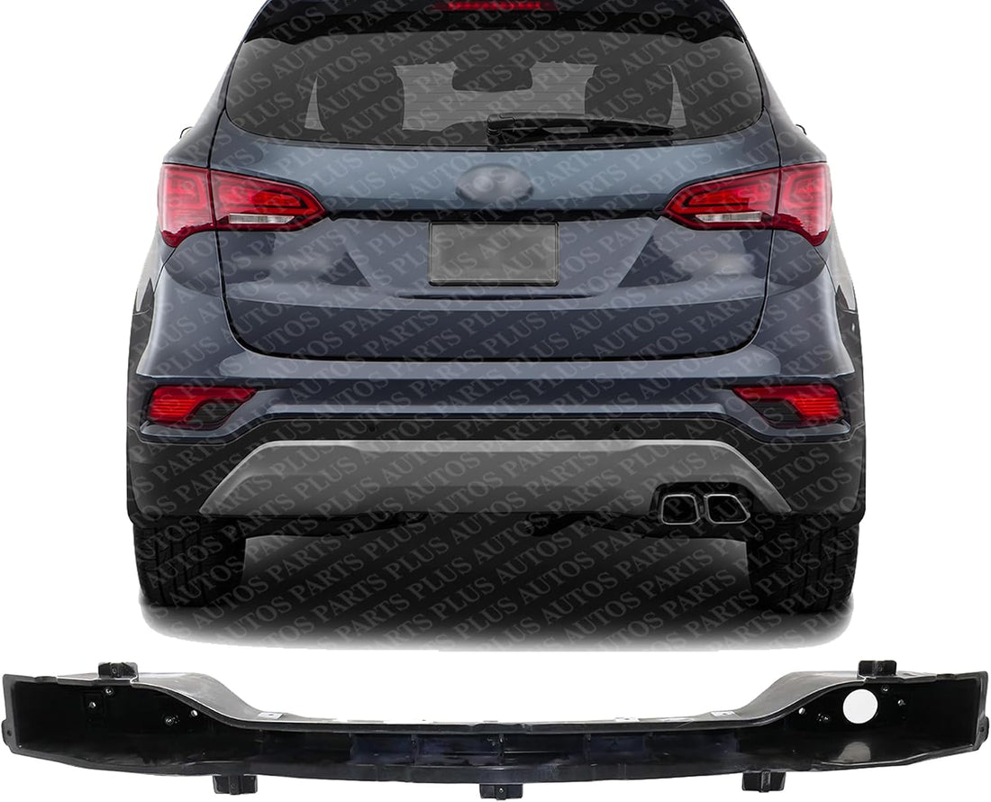 Rear Bumper Reinforcement Fiberglass Direct Replacement Compatible With 2017-2018 Hyundai Santa Fe Sport HY1106177 866314Z500