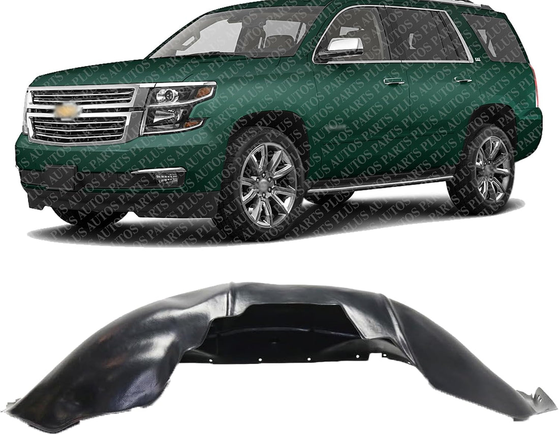 Front Fender Liner Left Driver Side Direct Replacement Compatible With 2015-2020 Chevrolet Suburban/Tahoe GM1248250 22969207
