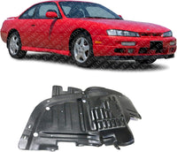 Front Section Fender Liner Right Passenger Side Direct Replacement Compatible With 1997-1998 Nissan 240SX NI1251123 6384081F00