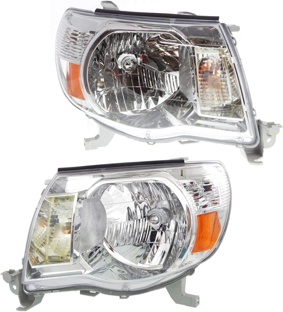 Set Of 2 Front Head Lights Assembly Left Driver & Right Passenger Side Direct Replacement Compatible With 2005-2011 Toyota Tacoma TO2502157 TO2503157 TO2502181 TO2503181