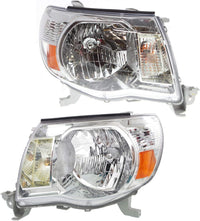 Set Of 2 Front Head Lights Assembly Left Driver & Right Passenger Side Direct Replacement Compatible With 2005-2011 Toyota Tacoma TO2502157 TO2503157 TO2502181 TO2503181