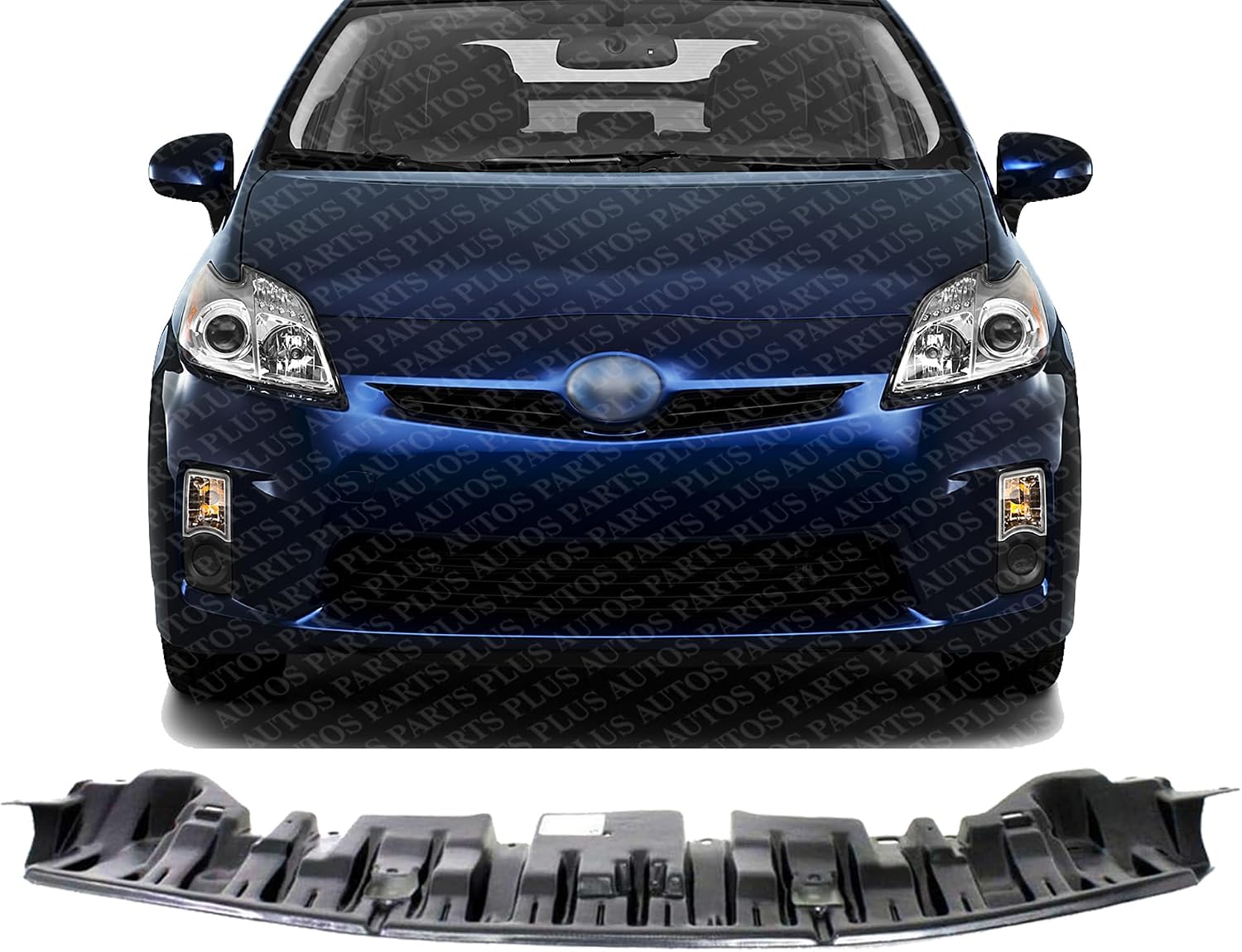Front Engine Splash Shield Under Cover Direct Replacement Compatible with 2010-2011 Toyota Prius TO1228168 5261847010