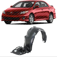 Front Fender Liner Vacuum Form Left Driver Side Direct Replacement Compatible With 2011-2013 Toyota Corolla TO1248162 5387602370