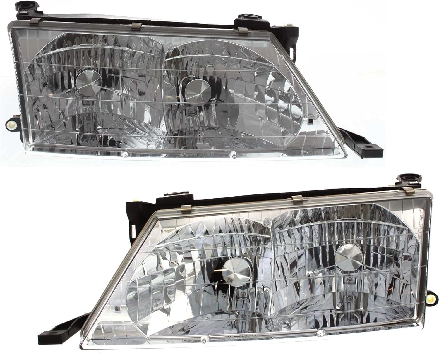 Set Of 2 Front Headlights Assembly Right Passenger & Left Driver Side Direct Replacement Compatible With 1998-1999 Toyota Avalon TO2502126 TO2503126 81150AC010 81110AC010