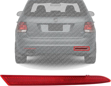 Rear Bumper Reflector Right Passenger Side Direct Replacement Compatible With 2011-2014 Volkswagen Jetta VW1185101 5C6945106