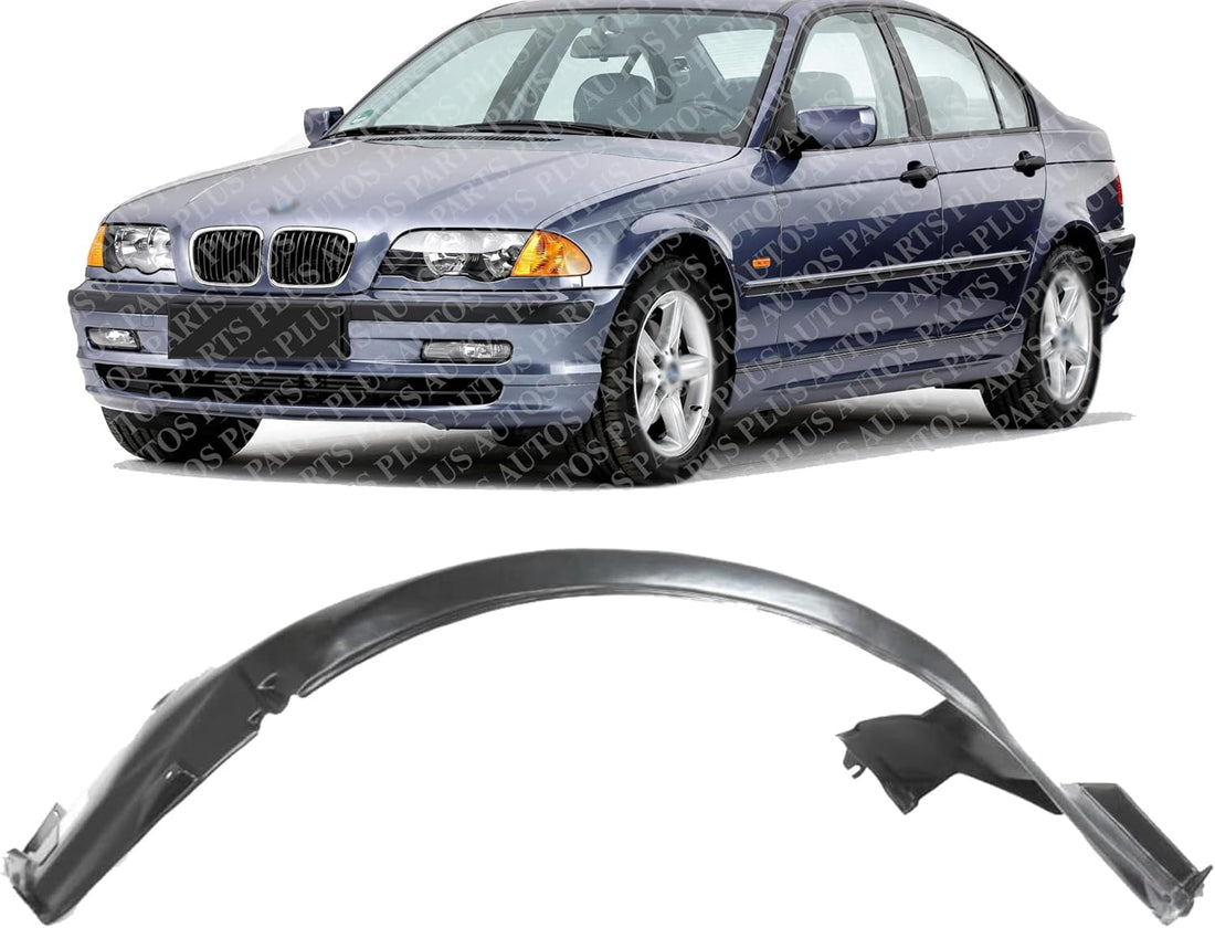Front Fender Liner Left Driver Side Direct Replacement Compatible With 1992-1999 BMW 3-Series BM1250102 51718151561