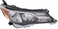 Front Head Light Assembly Right Passenger Side Direct Replacement Compatible With 2013-2015 Toyota RAV4 TO2503217 811100R042