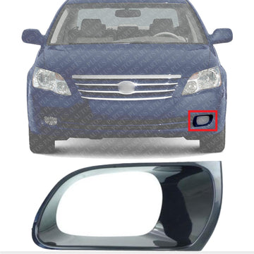 Front Fog Light Molding Left Driver Side Direct Replacement Compatible With 2005-2007 Toyota Avalon TO1038122 52128AC901