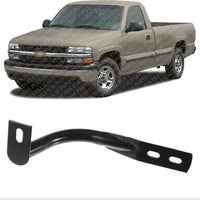 Front Bumper Bracket Left Driver Side Direct Replacement Compatible With 1999-2002 Chevrolet Silverado/GMC Sierra 1500 GM1066129 15705657