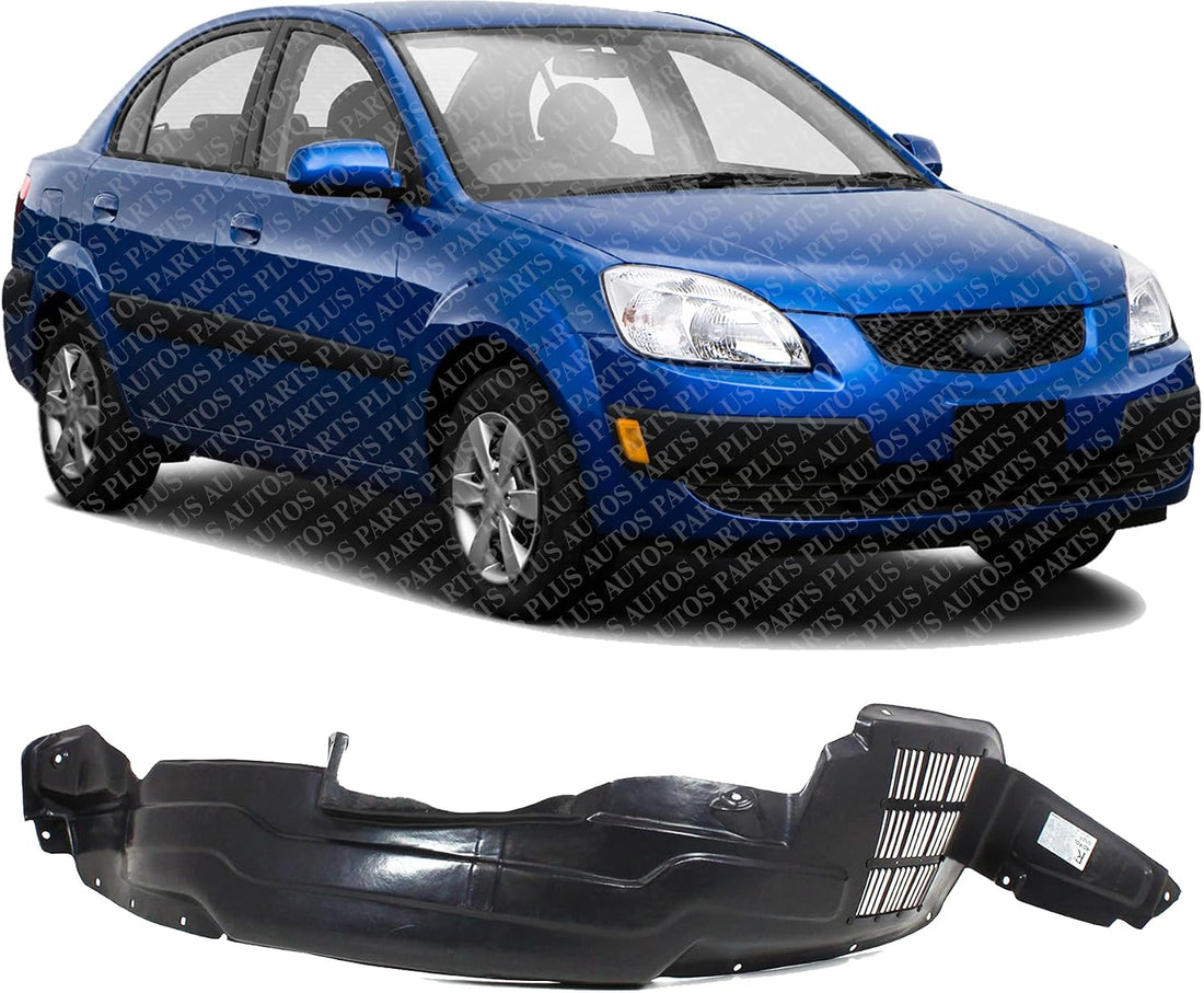 Front Fender Liner Right Passenger Side Direct Replacement Compatible With 2006-2009 Kia Rio5 / 2006-2011 Rio KI1249104 868121G000